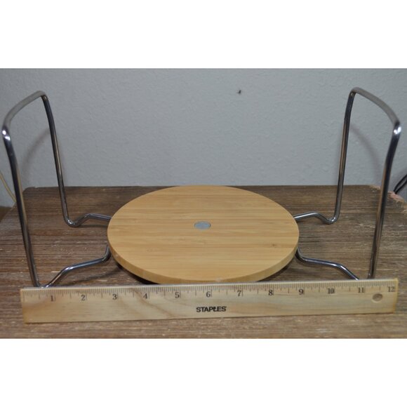 IKEA Variera Plate Holder Dish Organiser Bamboo Drawer Shelf 21-31cm Organizer - Picture 5 of 10